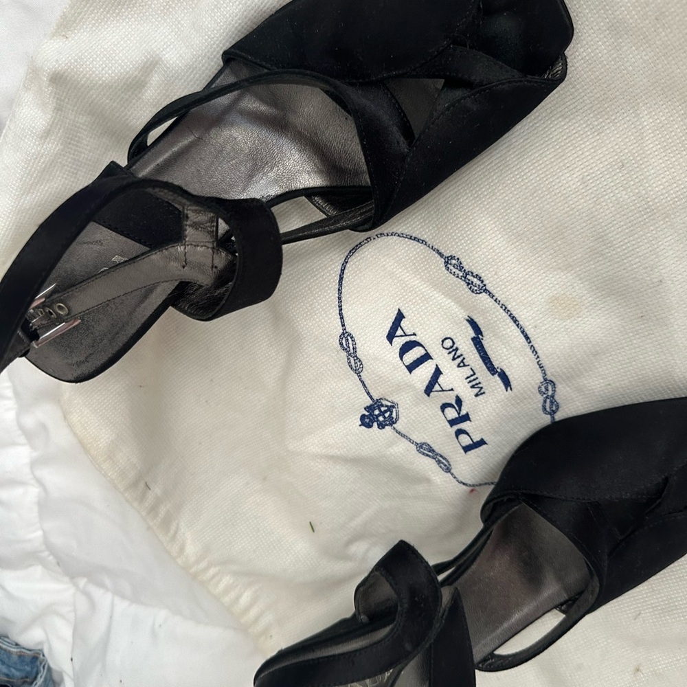 Women’s  prada heels black size 38